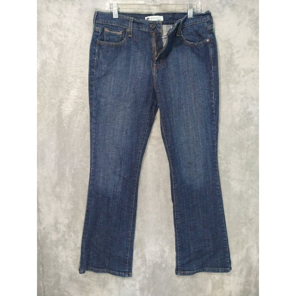 Levis 515 Jeans Women 12 Blue Denim Boot Cut Dark Wash Mid Rise Cowgirl Western